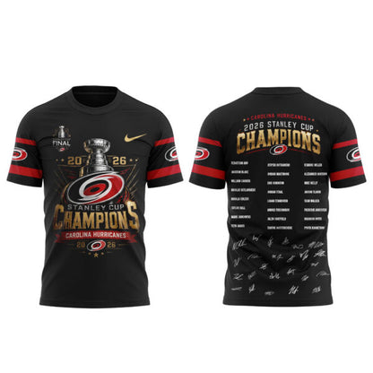 . C Hurricanes 2026 Stanley Cup Champions Shirt V3
