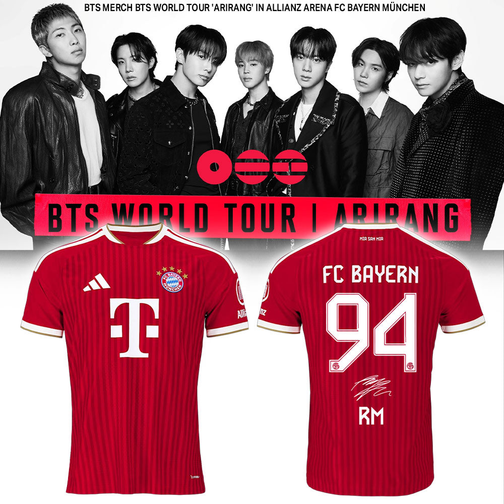 BTS WORLD TOUR ‘ARIRANG’ in Allianz Arena FC Bayern München Jersey