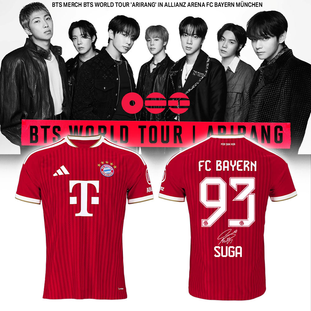 BTS WORLD TOUR ‘ARIRANG’ in Allianz Arena FC Bayern München Jersey