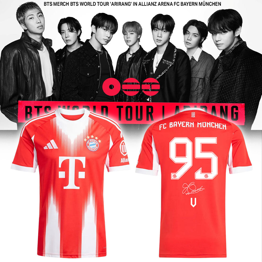 BTS WORLD TOUR ‘ARIRANG’ in Allianz Arena FC Bayern München Jersey