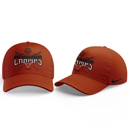 Texas Longhorns 2026 SEC Softball Tournament Champions Locker Room Shirt Orange V2
