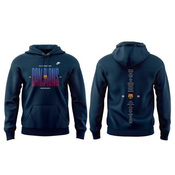 . FC Barcelona ELS CAMPIONS DE LA SUPERCOPA 2025/26 Combo Hoodie