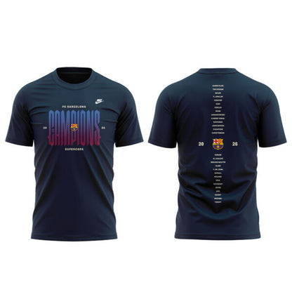 . FC Barcelona ELS CAMPIONS DE LA SUPERCOPA 2025/26 Combo Shirt