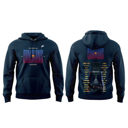 . FC Barcelona ELS CAMPIONS DE LA SUPERCOPA 2025/26 Combo V3 Hoodie