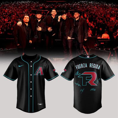 Fuerza Regida THE “THIS IS OUR DREAM” TOUR! ITS SHOW DAY x Arizona Diamondbacks Jersey