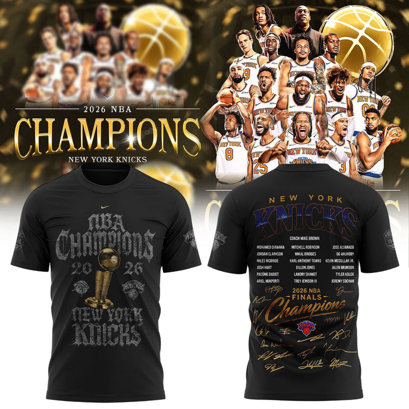 NY Knicks 2026 Finals Champions Limited Edition Locker Room Tshirt