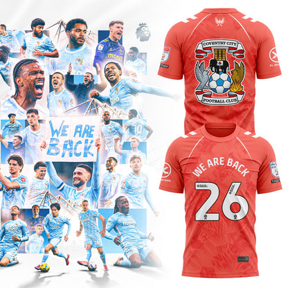 . Coventry City WE ARE PREMIER LEAGUE Limited Edition V2 Shirt