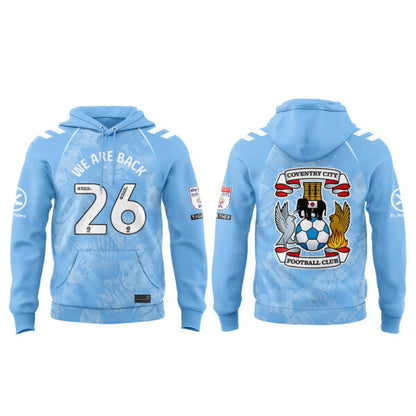 .Coventry City WE ARE PREMIER LEAGUE Limited Edition Hoodie Blue V2