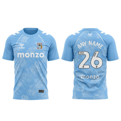 .Coventry City WE ARE PREMIER LEAGUE Limited Edition Shirt Blue Custom Name, Number