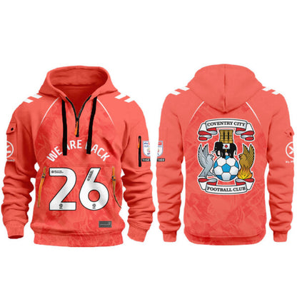 Coventry City WE ARE PREMIER LEAGUE Limited Edition Hoodie Orange V2
