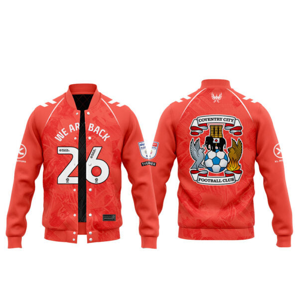 Coventry City WE ARE PREMIER LEAGUE Limited Edition Jacket Orange V2