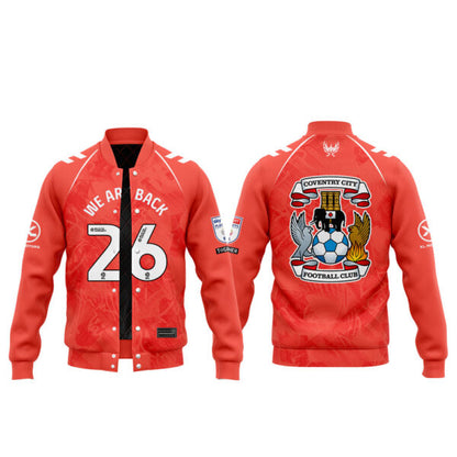 Coventry City WE ARE PREMIER LEAGUE Limited Edition Jacket Orange V2