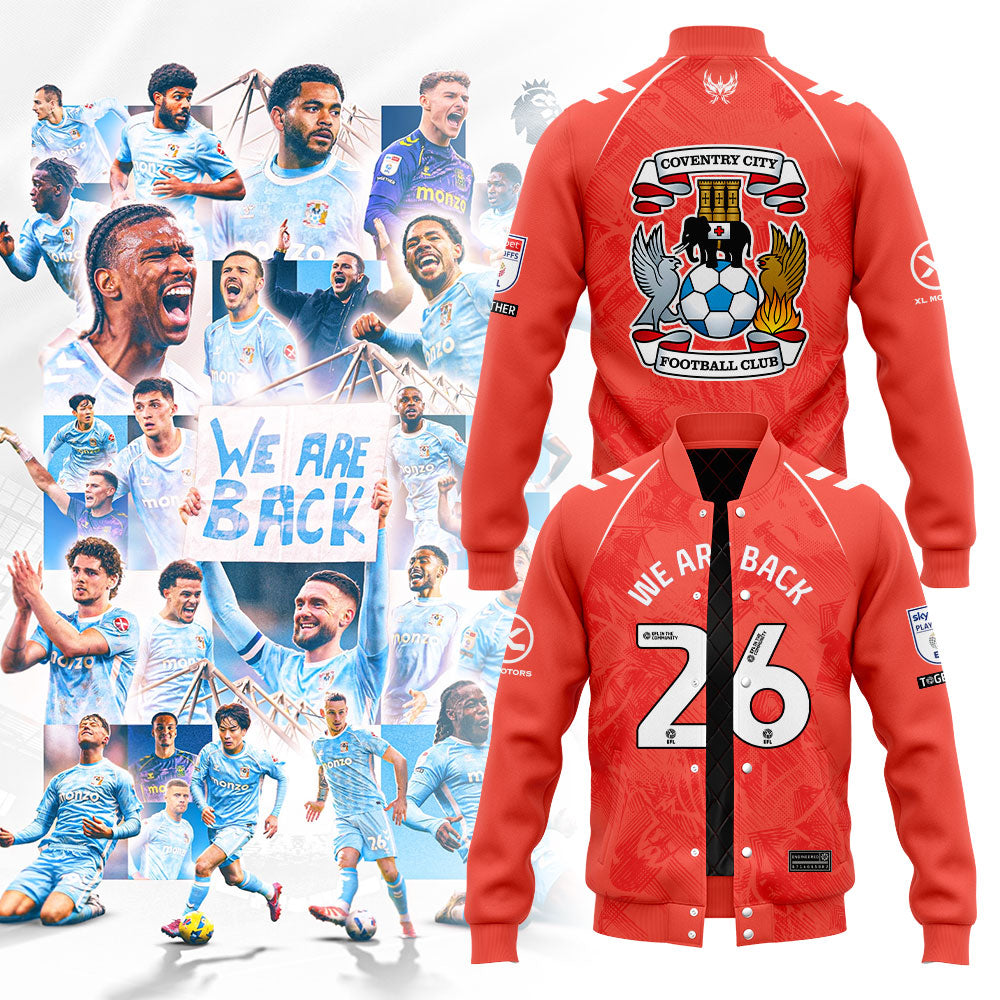 Coventry City WE ARE PREMIER LEAGUE Limited Edition Jacket Orange V2
