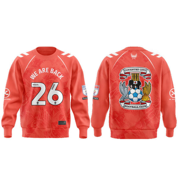 Coventry City WE ARE PREMIER LEAGUE Limited Edition Sweatshirt Orange V2