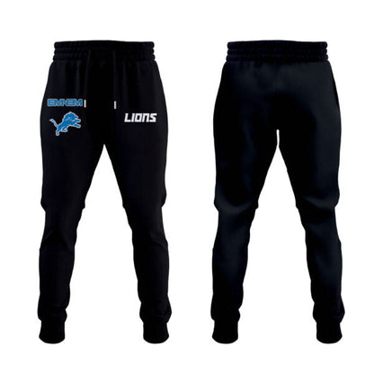 Alpha Industries Blue Detroit Lions x Eminem Combo Hoodie