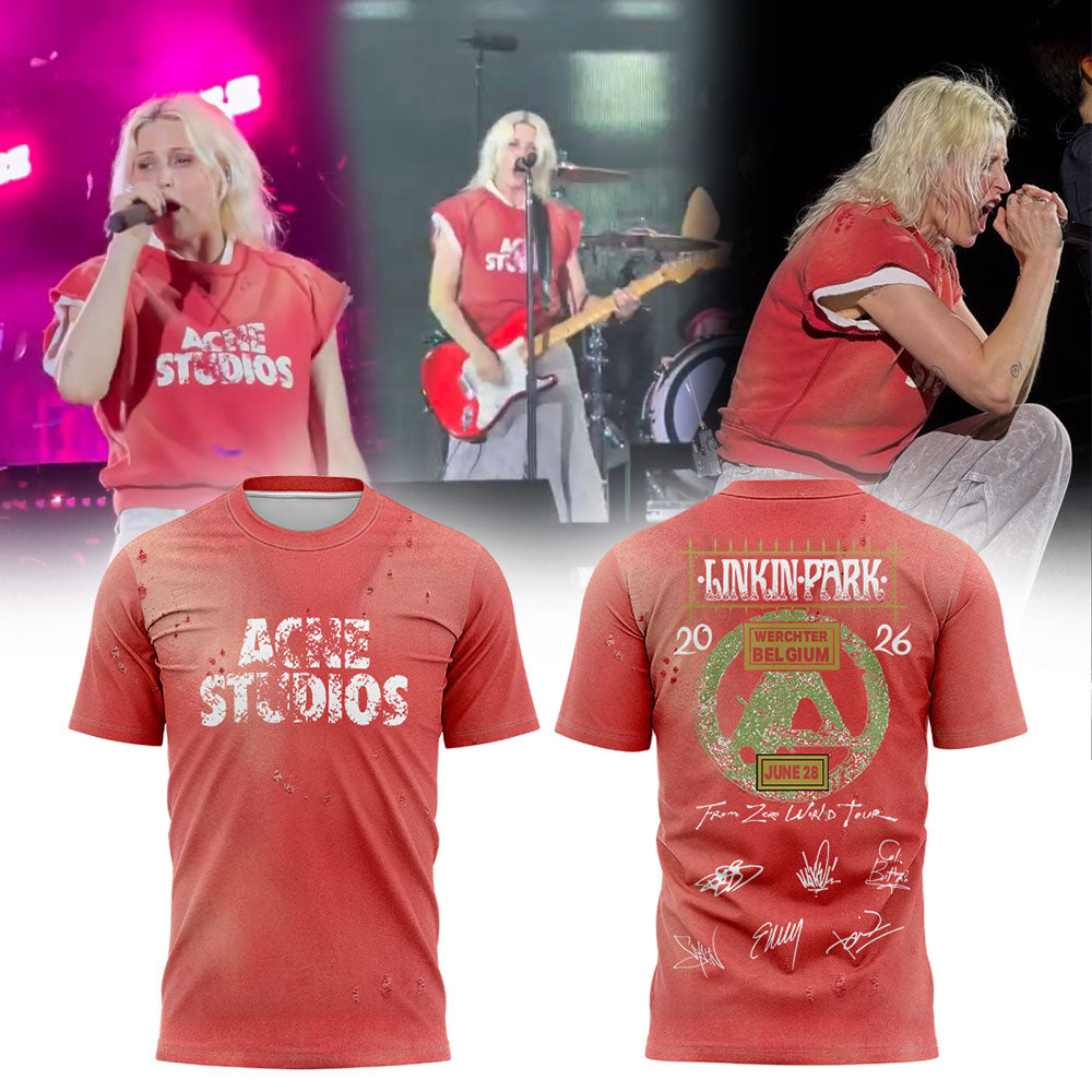 .Linkin Park brought their From Zero World Tour to Festivalpark in Werchter, Belgium. Shirt