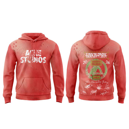 .Linkin Park brought their From Zero World Tour to Festivalpark in Werchter, Belgium. Hoodie