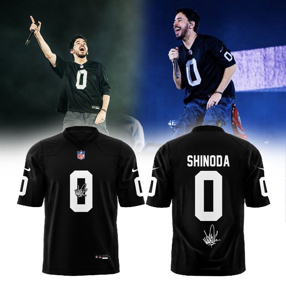 .Linkin Park brought their From Zero World Tour to Festivalpark in Werchter, Belgium x Mike Shinoda Football Jersey