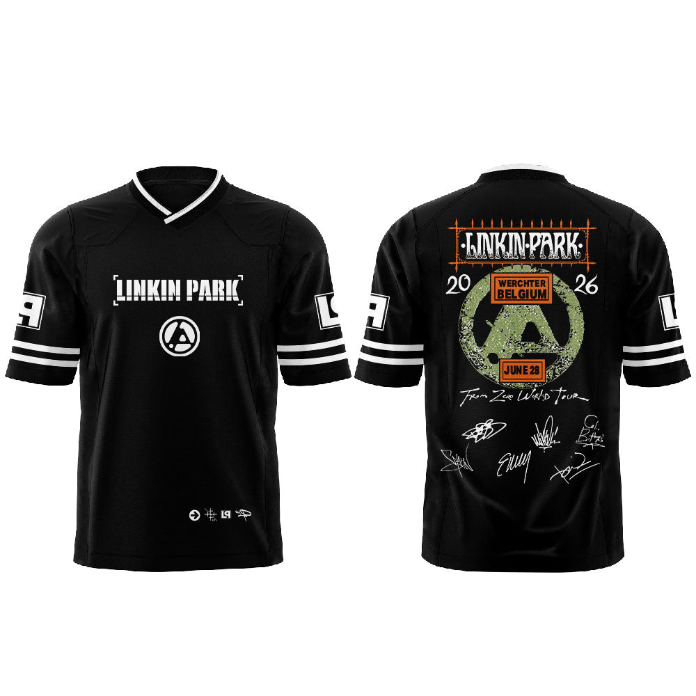 .Linkin Park brought their From Zero World Tour to Festivalpark in Werchter, Belgium Football Jerse