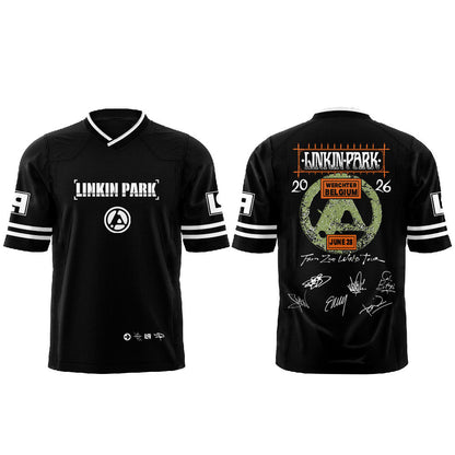 .Linkin Park brought their From Zero World Tour to Festivalpark in Werchter, Belgium Football Jerse