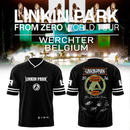 .Linkin Park brought their From Zero World Tour to Festivalpark in Werchter, Belgium Football Jerse