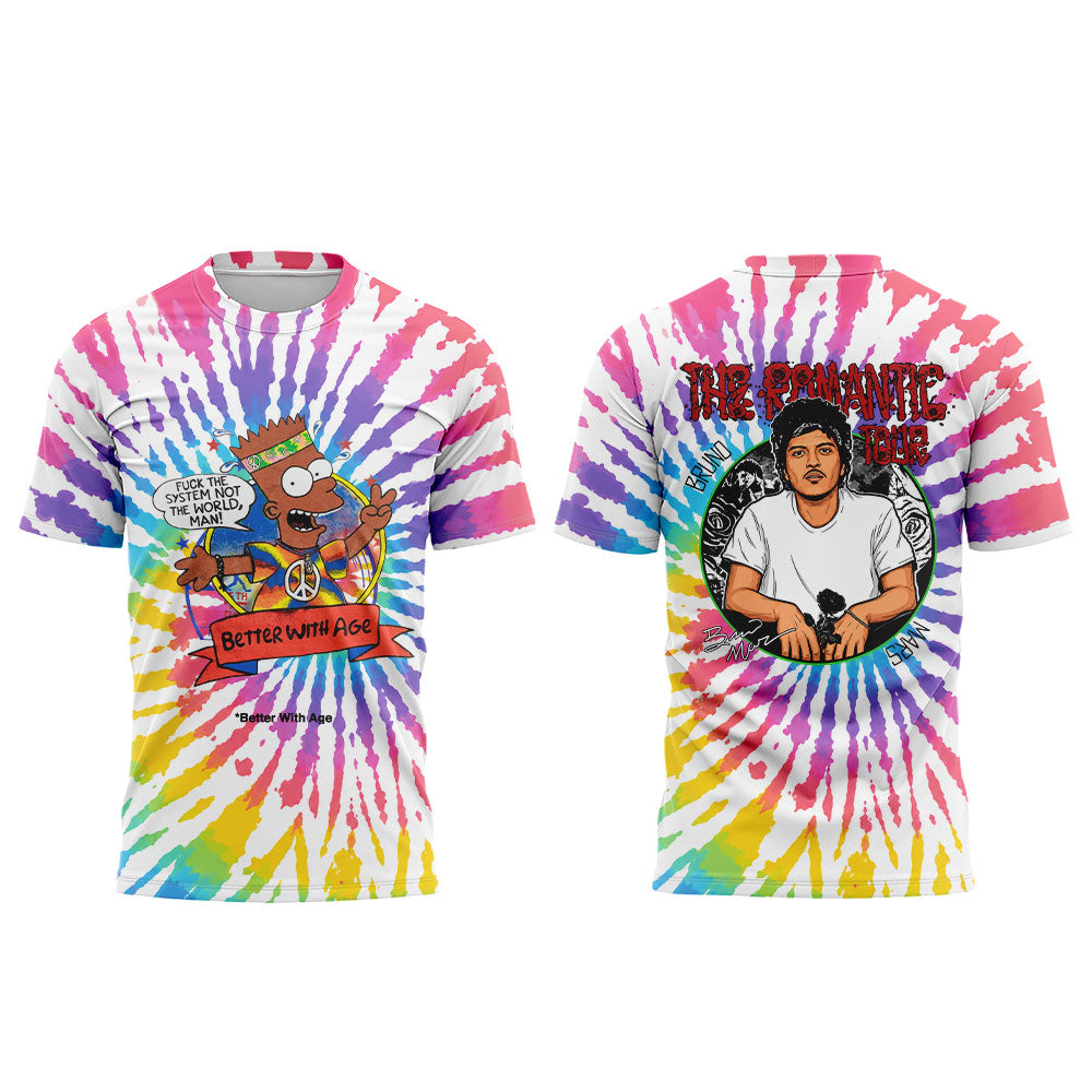 . Bruno Mars performs at Wembley Stadium, London. Shirt V2