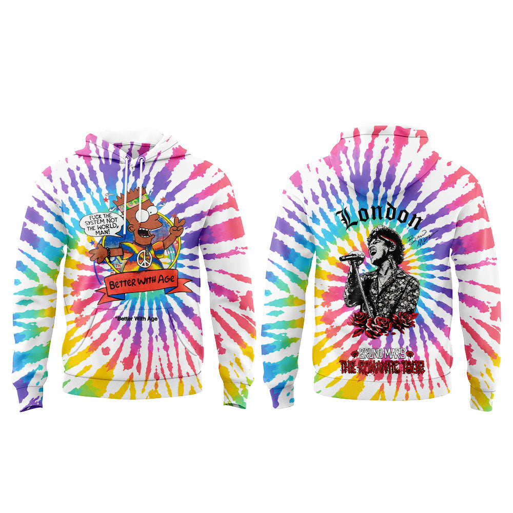 . Bruno Mars performs at Wembley Stadium, London. Hoodie V3