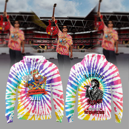 . Bruno Mars performs at Wembley Stadium, London. Hoodie V3
