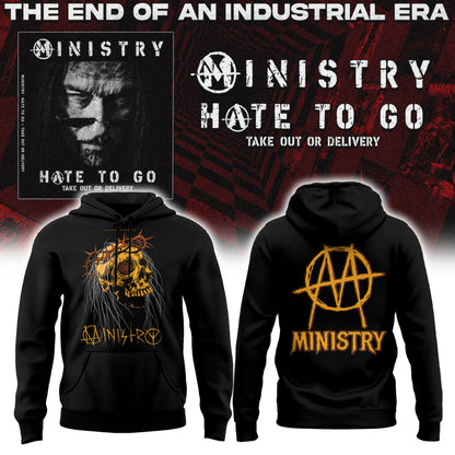 Ministry – Farewell Tour Hate to go Hoodie v5