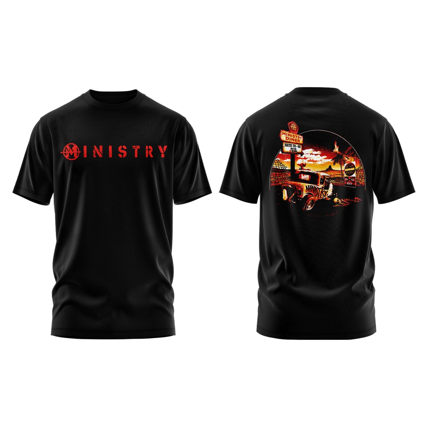 Ministry – Farewell Tour Hate to go Tshirt v5
