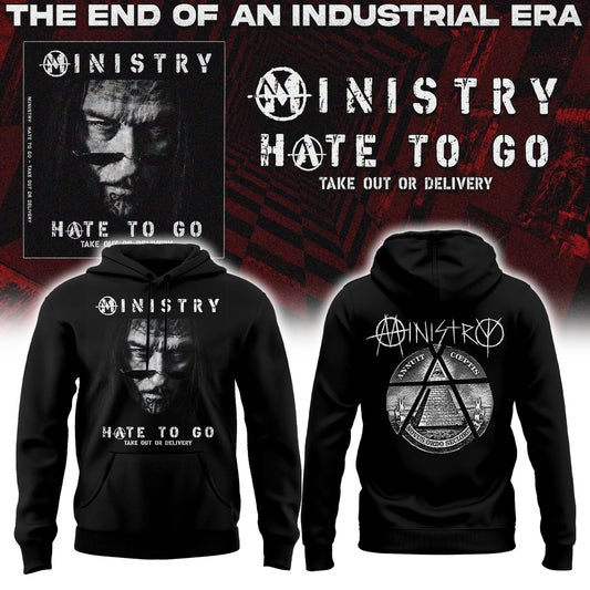 Ministry – Farewell Tour Hate to go Hoodie v3
