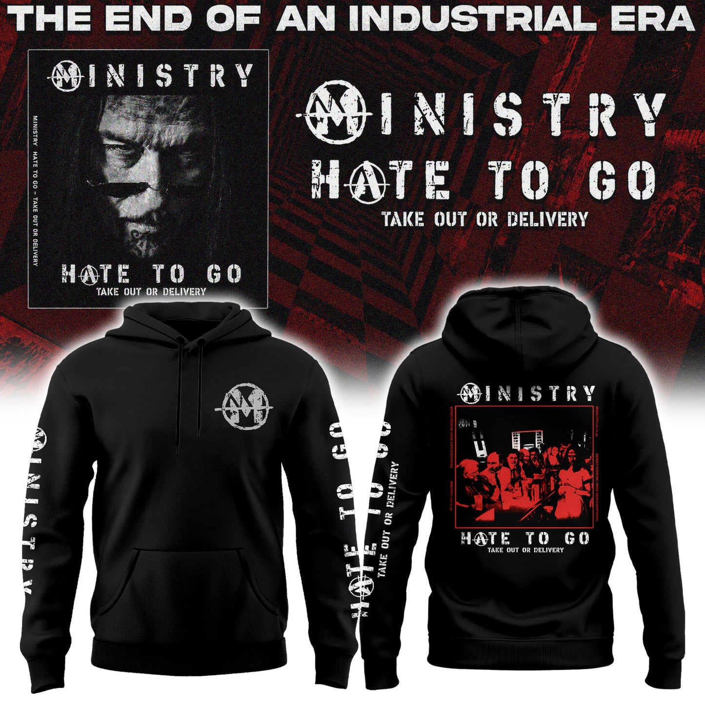 Ministry – Farewell Tour Hate to go Hoodie v4