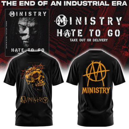 Ministry – Farewell Tour Hate to go Tshirt v4