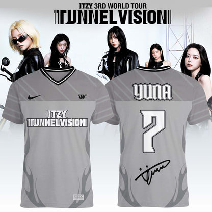 _.ITZY “Tunnel Vision” World Tour 2026 Limited Edition Signature – Football Jersey