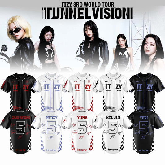 _,ITZY “Tunnel Vision” World Tour 2026 Limited Edition Signature – Jersey