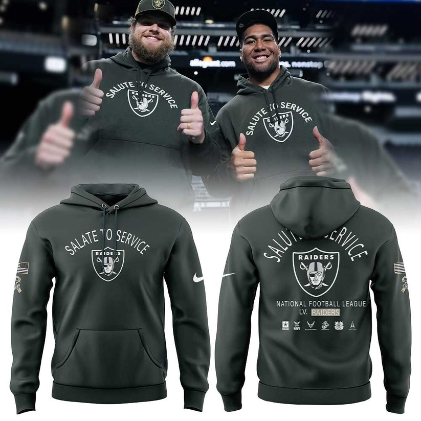 LV.Raiders 2025 Salute to Service Combo Hoodie