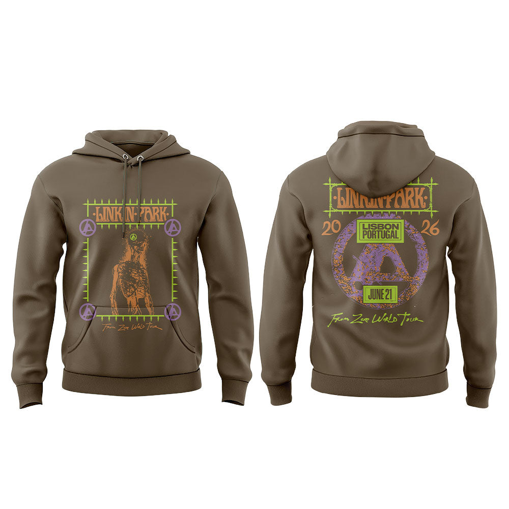 LINKIN PARK Official From Zero World Tour Merchandise in Lisbon, Portugal at Rock in Rio Festival Hoodie