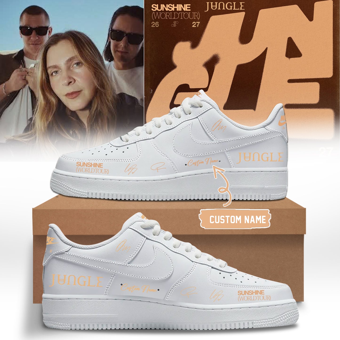 ,,Jungle – Sunshine World Tour 2026/27 Limited Edition Signature – Shoes 3