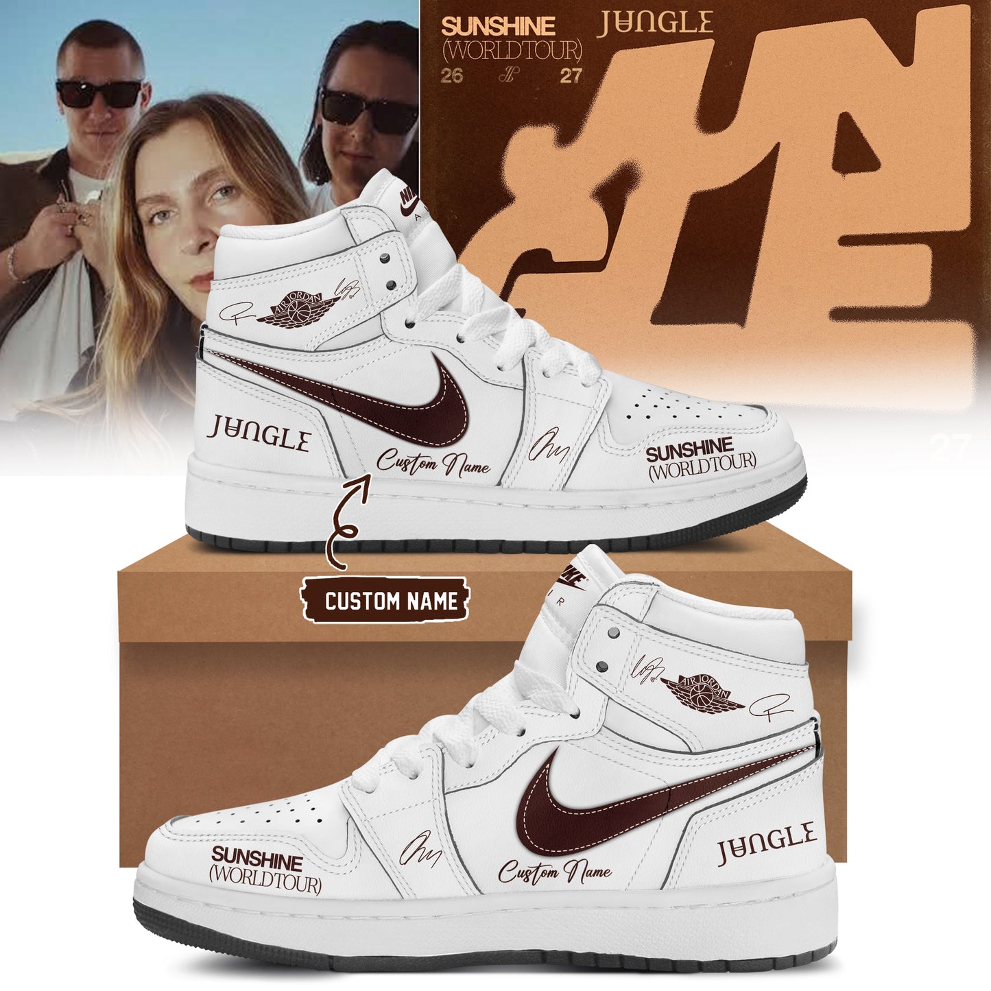 ,,Jungle – Sunshine World Tour 2026/27 Limited Edition Signature – Shoes 4
