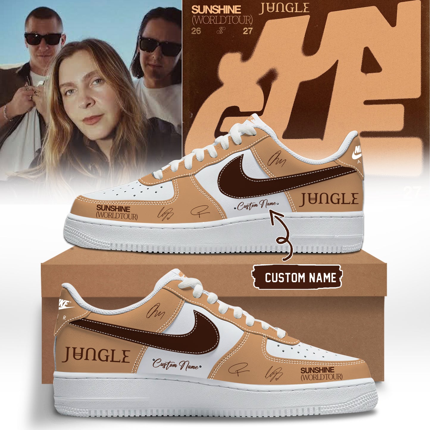 ,,Jungle – Sunshine World Tour 2026/27 Limited Edition Signature – Shoes 8