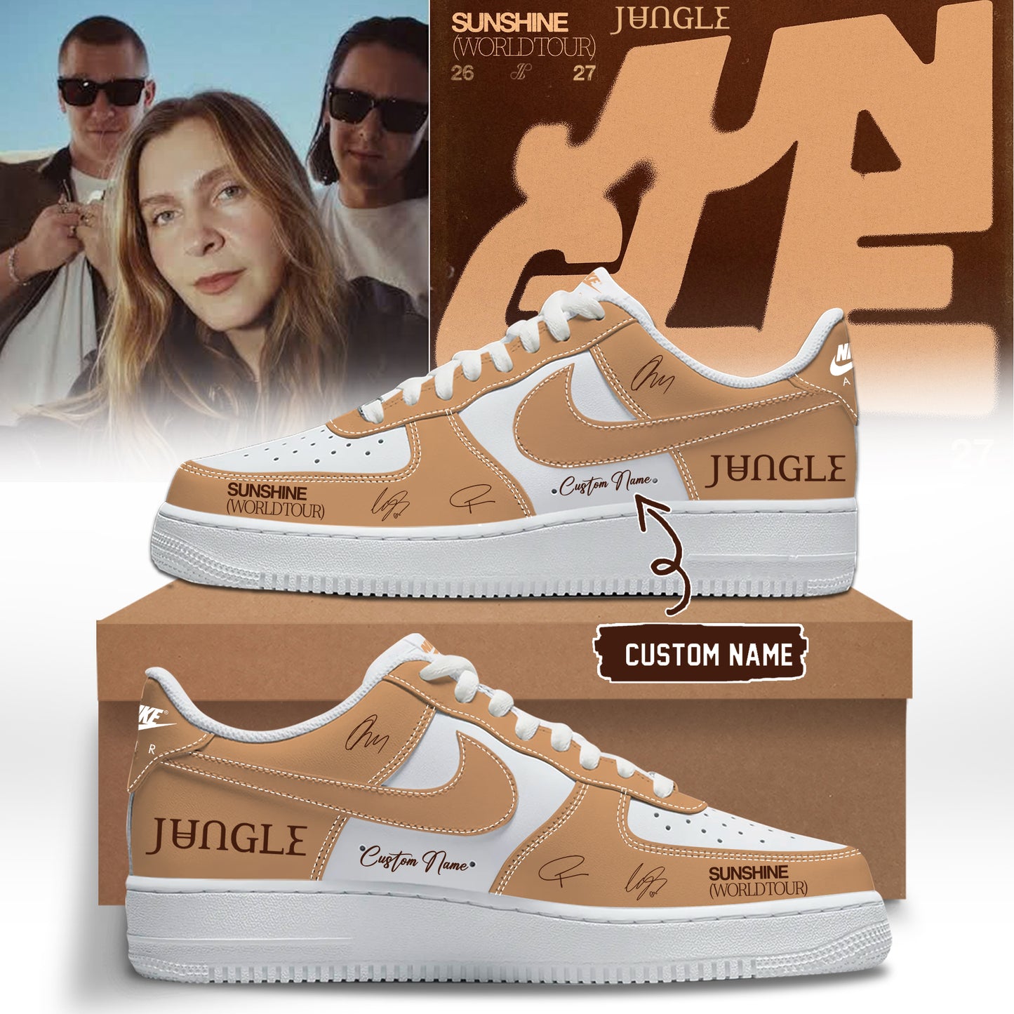 ,.Jungle – Sunshine World Tour 2026/27 Limited Edition Signature – Shoes 10