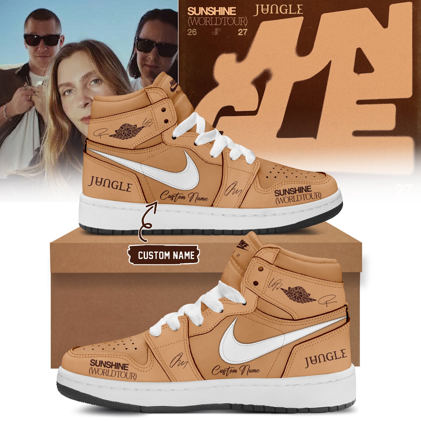 ,,Jungle – Sunshine World Tour 2026/27 Limited Edition Signature – Shoes 9