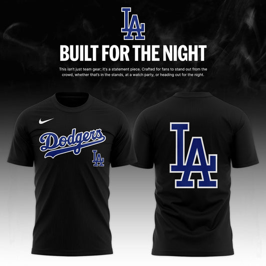 LA Dodgers 2026 Fashion Black Out Limited Edition Tshirt