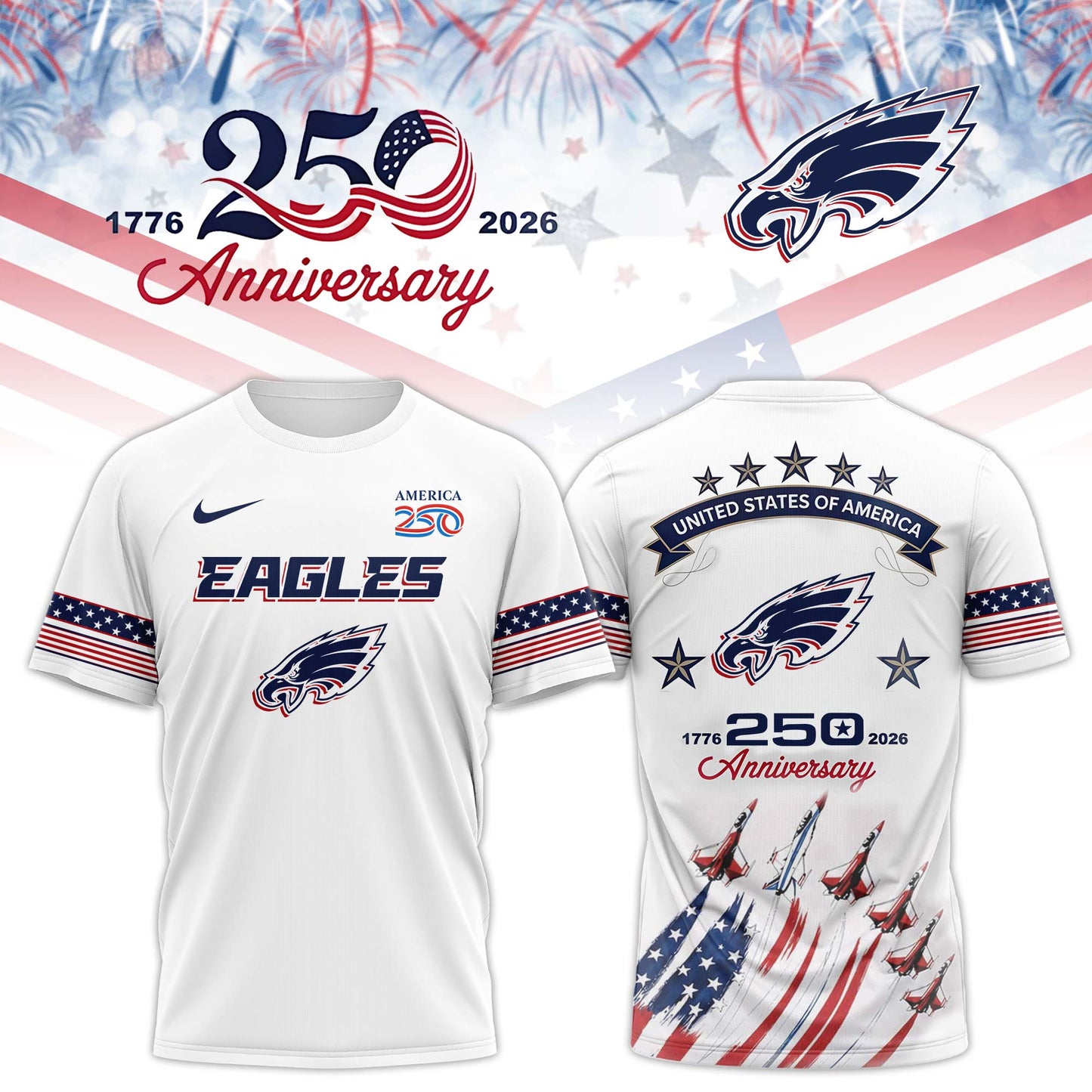 . PHI Special “United States Semiquincentennial” 2026 Limited Edition T.shirt