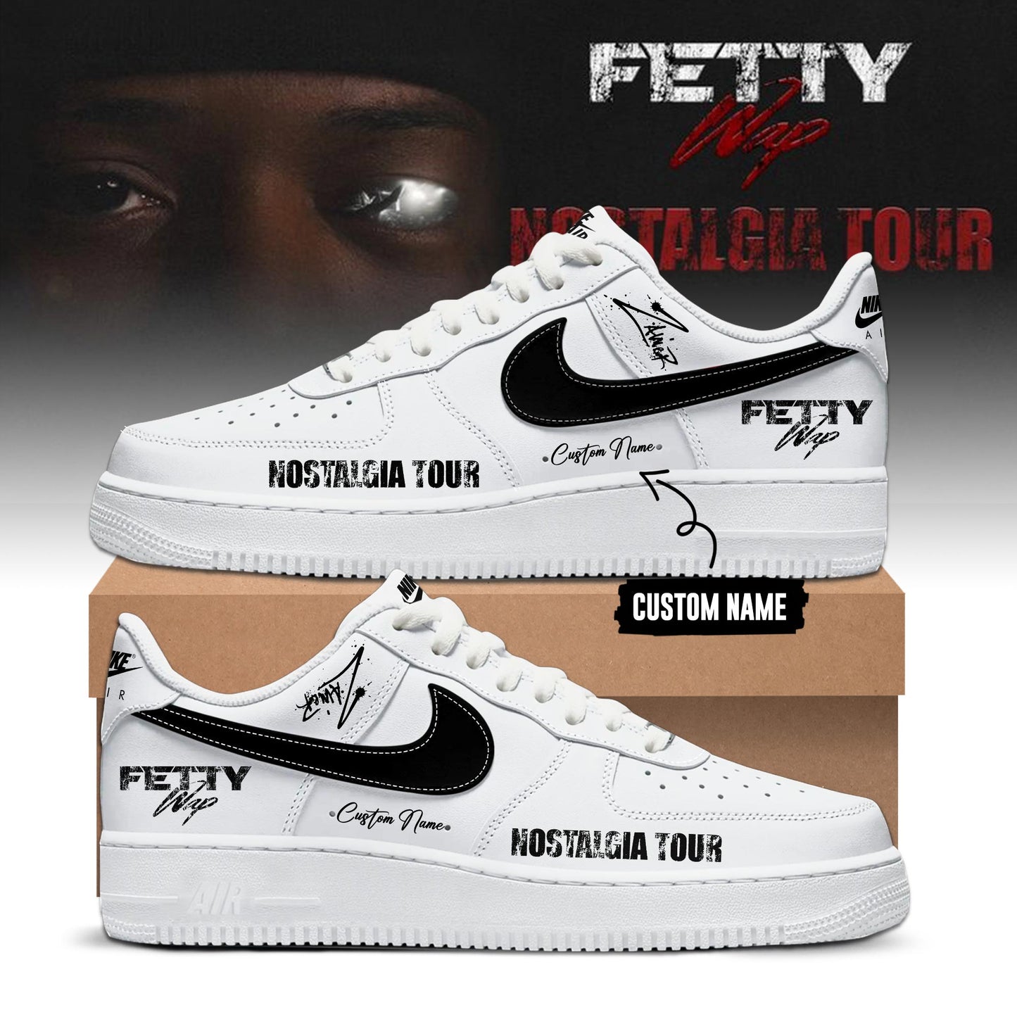 FW NOSTALGIA TOUR 2026 Limited Edition AF1 Sneakers