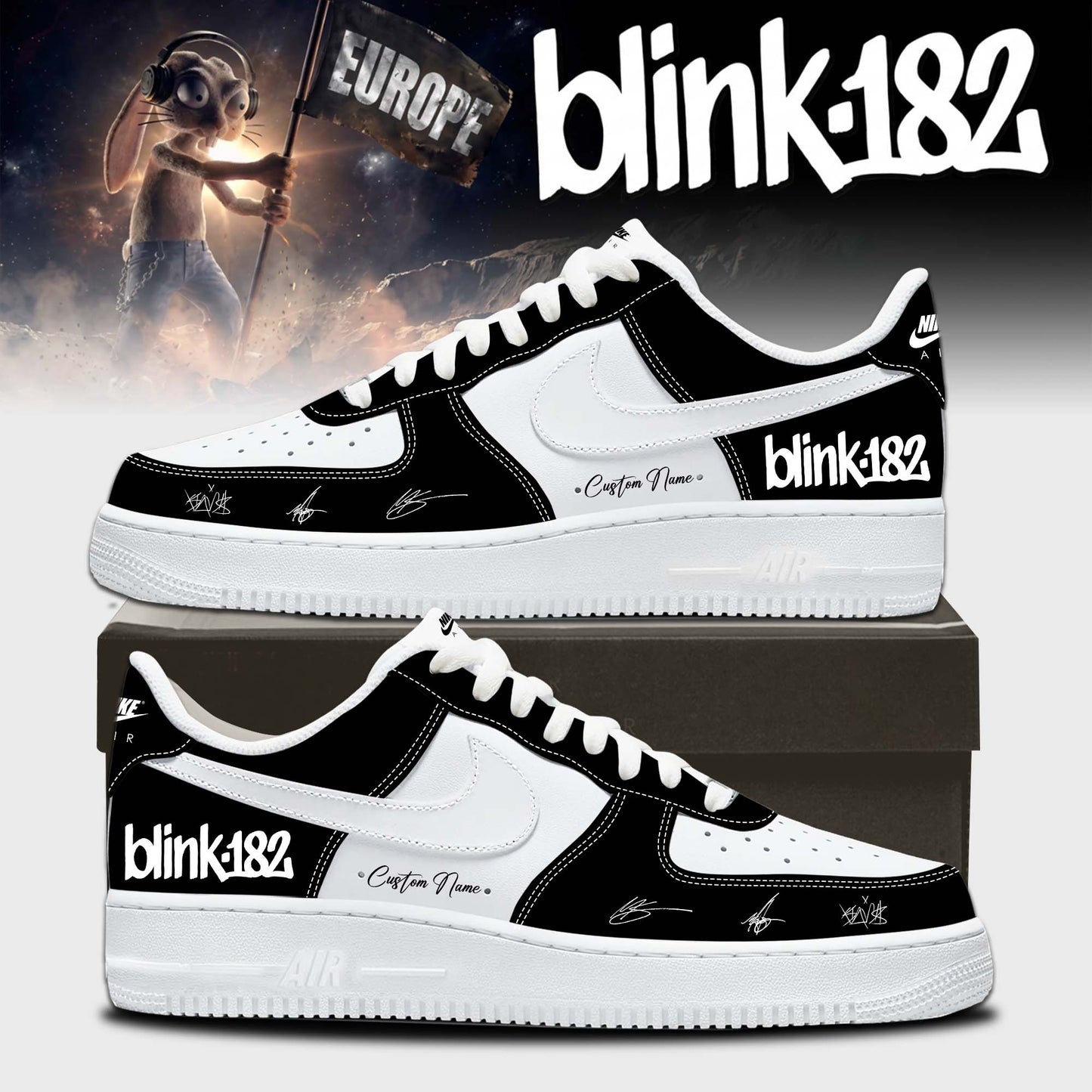 _Blink-182 New EU Shows -Limited Edition Signature Shoes 6