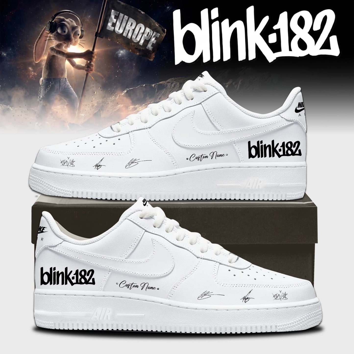 _Blink-182 New EU Shows -Limited Edition Signature Shoes 8