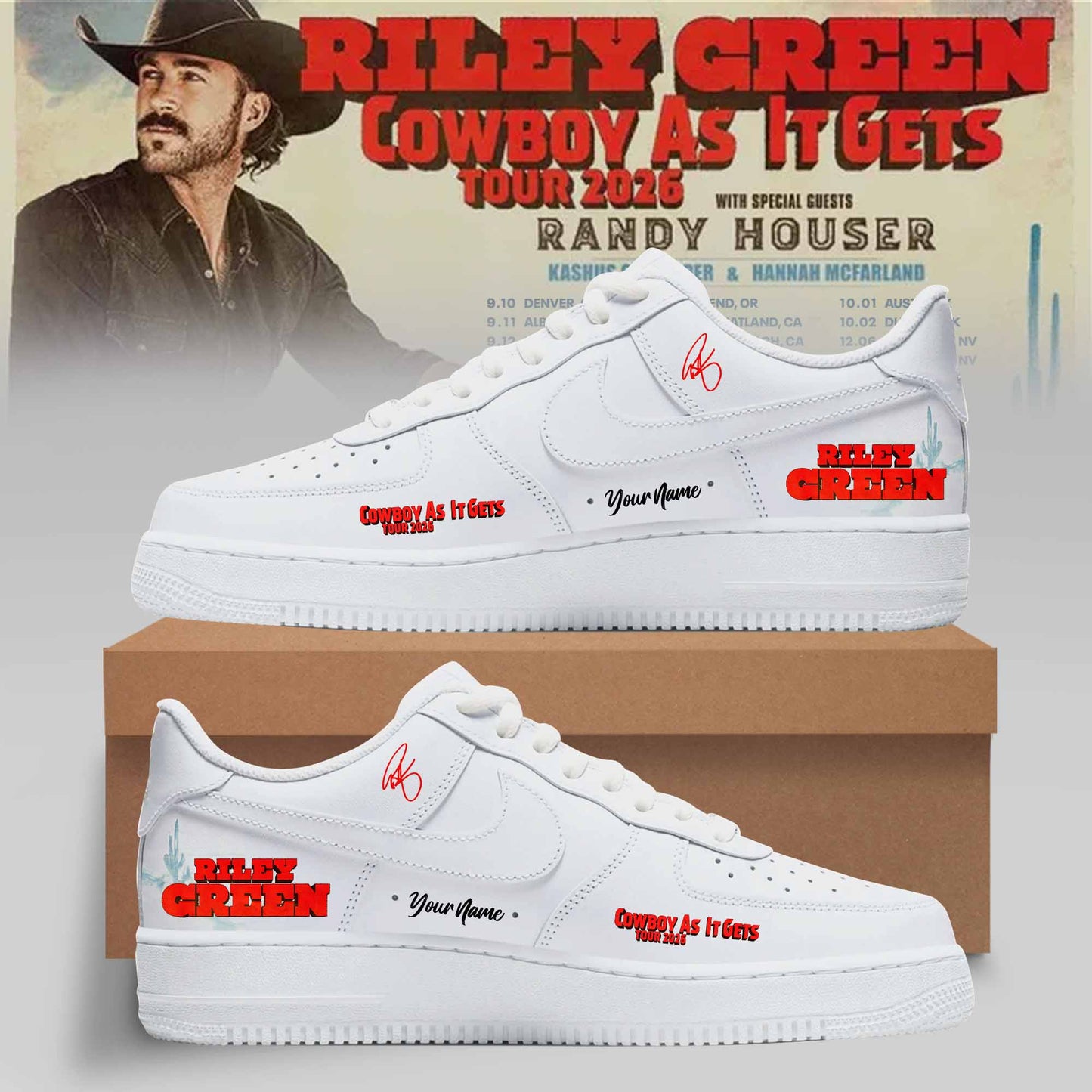 RILEY GREEN – COWBOY AS IT GETS COLLECTION SHOES