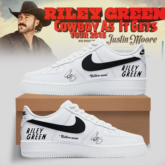 Nike Air Force 1: Riley Green’s Cowboy As It Gets Tour 2026 Collection