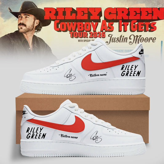 Nike Air Force 1: Riley Green’s Cowboy As It Gets Tour 2026 Collection